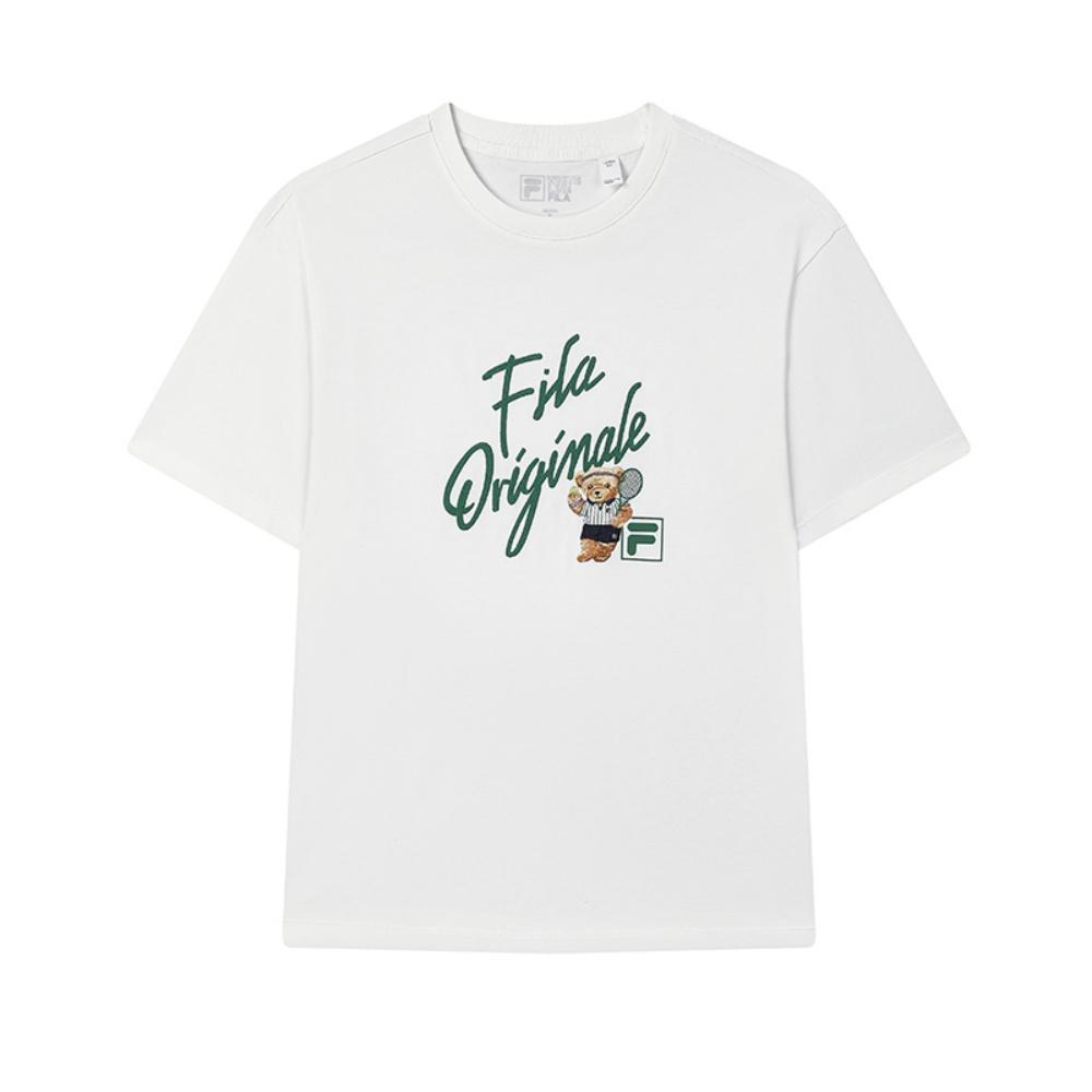 

New FILA LifestyleORIGINALE T Shirt Women s Cloud White F11W529126F-WT L
