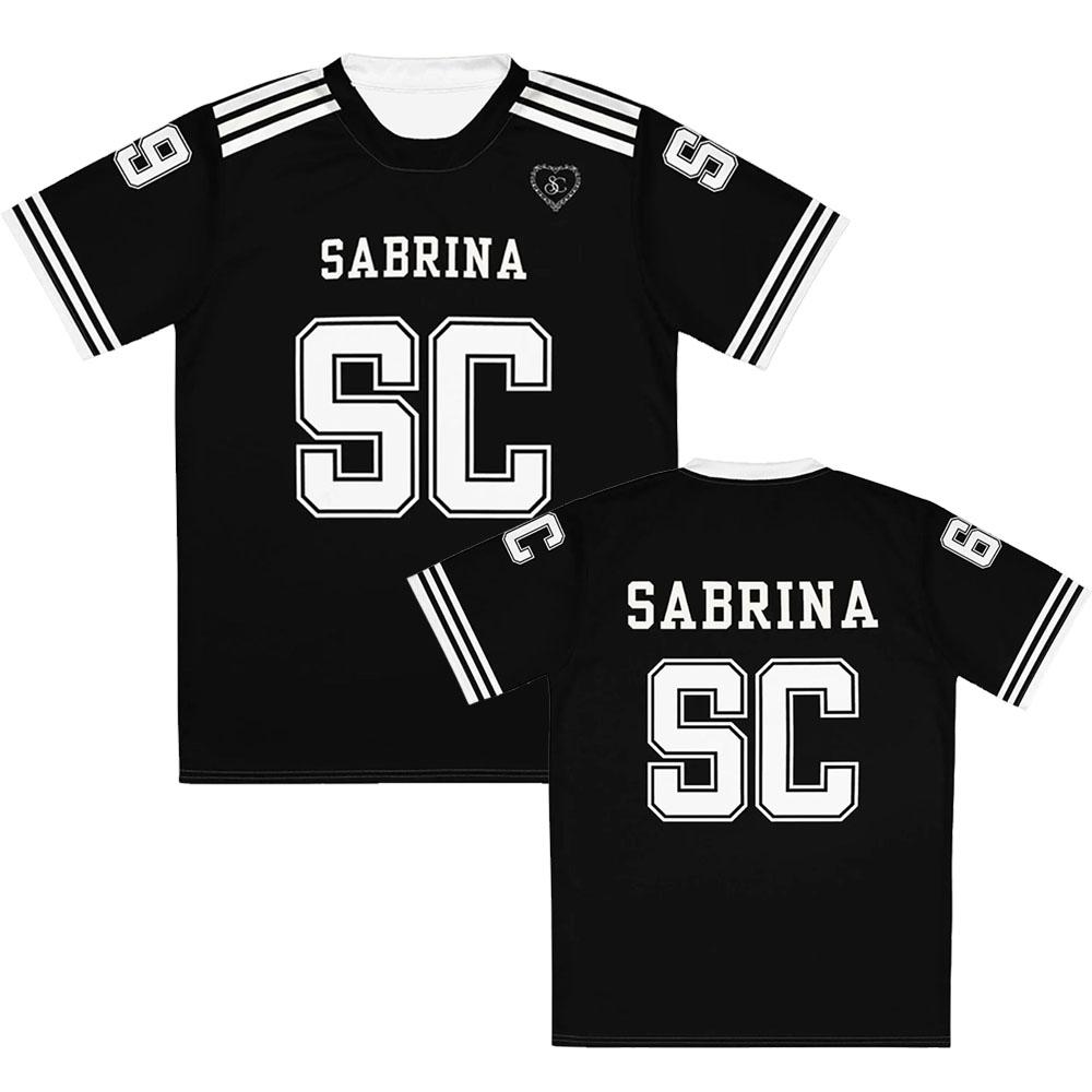 Sabrina Carpenter Trikot Tops Kleidung Streetwear Kurzarm Locker Lässig T-Shirt 3D Druck Kleidung T-Shirts
