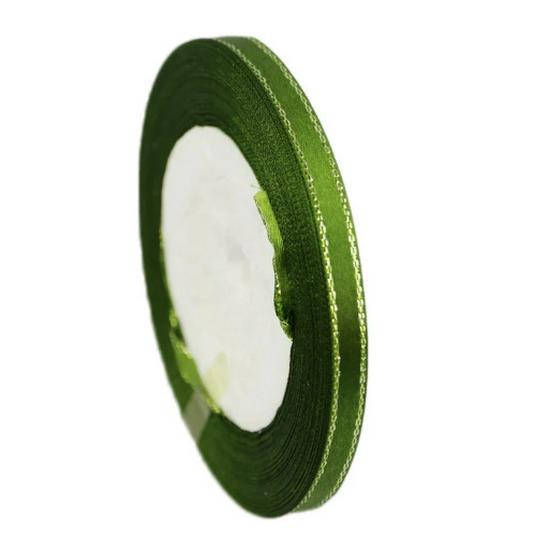 6mm Silver Edge Ribbon for Cake & Gift Box, 22m Roll