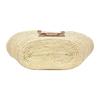 Celine Triomphe Classic Woven Natural Tree Fiber Calfskin Beach Tote Shopping Bag Shoulder Handbag Medium Women Tote 192622EFA-04LU