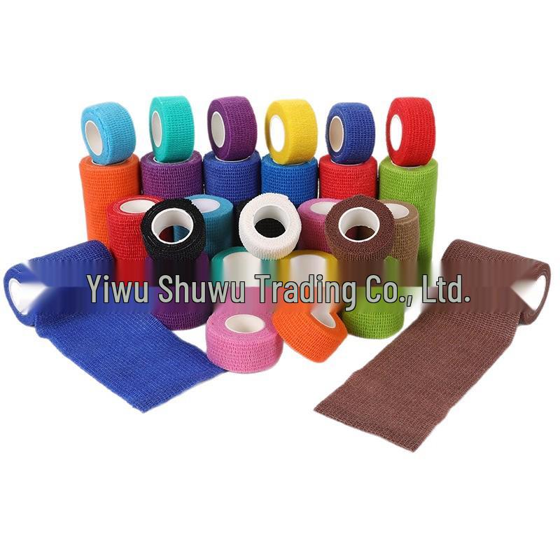 Elastic Sports Bandage: Self-Adhesive Wrist Support & Finger Guard with Non-Woven Fabric