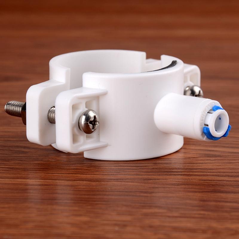 Morsetti a Sella per Tubo di Scarico Acque Reflue Ro Water 40mm Connessione Rapida per Tubo OD 1/4" Osmosi Inversa Acquario M4YD