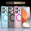 For Redmi Note 13 Pro Plus 5G Case Magnetic Wireless Charge Funda Redmi Note 13 Pro+ Plus Coque Matte Translucent PC Back Cover