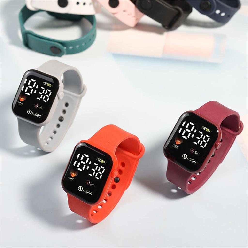 Kids Watch Sport Digital Watches Silicone Strap Waterproof Electronic Wristwatch For Children Boys Girls Gifts Display Time New