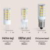 High Brightness G9 LED Pin Bulb, Flicker-Free, Energy-Saving, 220V Ceramic Corn Design.