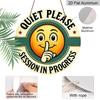 2D Flat Aluminum Retro-style "Do Not Disturb" Themed Wall Decoration. Available in Various Sizes. Suitable for Libraries, Living Rooms, Cafes