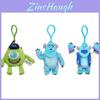 Adorable Sullivan Big-eyed Monster Plush Keychain For Kids And Adults