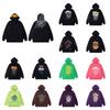 Mikina s kapucí a potiskem pavučiny na fleecové podšívce, oversized, streetwear, unisex, pulovr, mikina