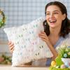 Cute 3D Floral Plush Pillowcase, 4545cm, Girly, Perfect For Living Room, Sofa, Bedroom, Or Window Decoration. Insert Not Included. Soft