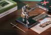 HDMbigmi King's Guard Knight Pen Holder, Pen Stand, Desk Organizer and Accessories, Resin Pencil Holder, Gift, Great for Office or Home Desk Organizer
