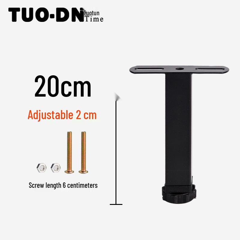 Adjustable Ribbed Bed Frame Support Legs - T-Shaped Accessories