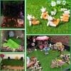1 Peça Mini Gramado Artificial Terrários DIY Decoração de Micro Paisagem Musgo Falso Miniaturas de Bonsai Ornamento de Jardim