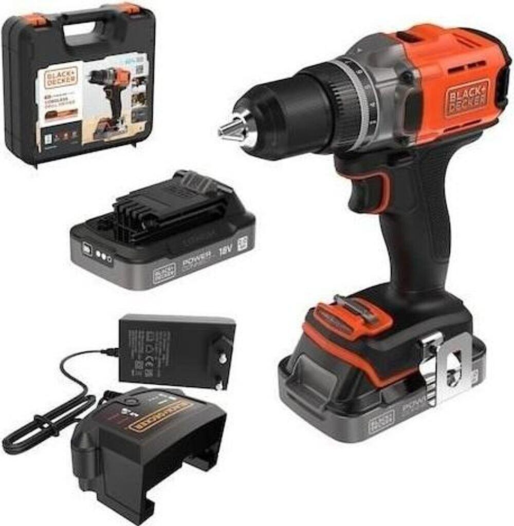 Дрель-шуруповёрт Black & Decker POWERCONNECT (BCD382D2XK-QW)
