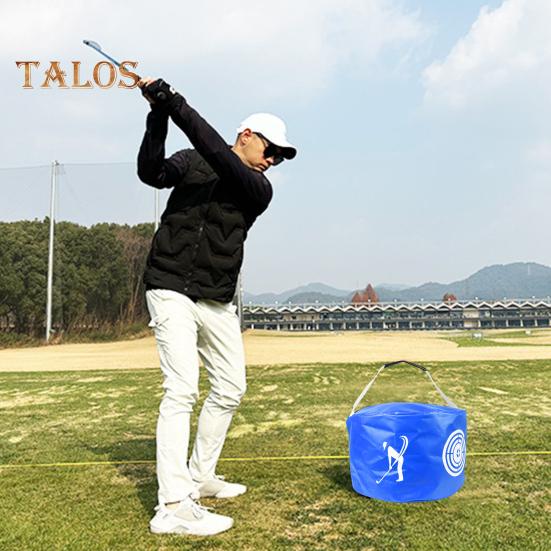 Golf-Schlagtasche, tragbare Power-Schlagtasche, geräuschlos, wasserdicht, Golfschwung-Trainingshilfe für den Aufprallpositionstrainer