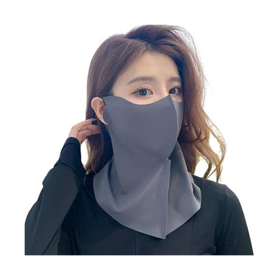 Sunscreen Mask Breathable Sun with Elastic Straps Protection Face Mask Full Face Neck