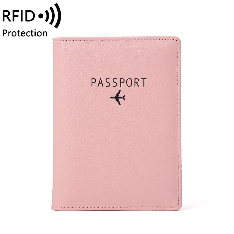 Anti-theft Brush Passport Bag Men and Women Multifunctional ID Bag Travel Wallet Ticket Holder