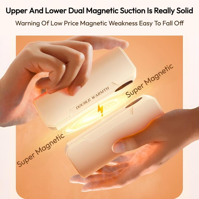 Magnetic Detachable Hand Warmer Rechargeable Hand Warmer Carrying Mini Hand Warmer All Day Handheld Magnetic Warmer Handheld