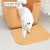 Waterproof Litter Trapper Pad Splash-Proof Litter Catcher Toilet Mat for Cats  Pet Litter Box