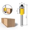 6pcs Router Bit Set 6mm 1/4inch Shank Trimming Straight Milling Cutter Wood Bits