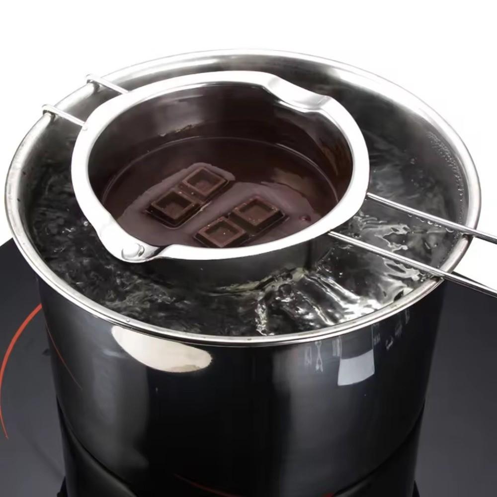 304 Stainless Steel Double Boiler Water Bath Pot Chocolate Melting Pot Set  Gift Making