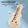 Children's Wooden Guitar Toy for Musicality and Fine Motor Skill Development