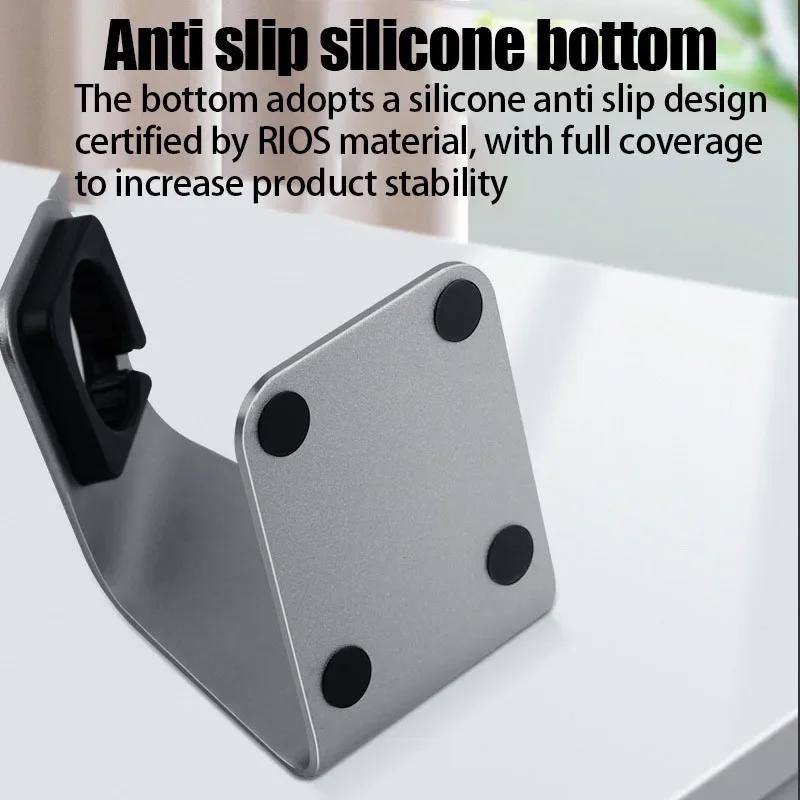 Desktop Watch Wireless Charger Aluminum Alloy Stand Base for Apple Watch Charge Base Mount Non-slip for iWatch Charging Holder