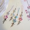 Sakura Star Wish Girl Heart Colorful Five-Pointed Star Mobile Phone Lanyard Cute Guben Ccd Pendant