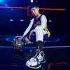 Anta Asymmetrical Comfortable Versatile Durable Breathable Low-Top Basketball Shoes Kids Sneaker White Black 312221102-3