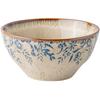 Blue Hibiscus Series Irregular Ceramic Bowls, Plates, Single Housewarming, High-Value Tableware Export