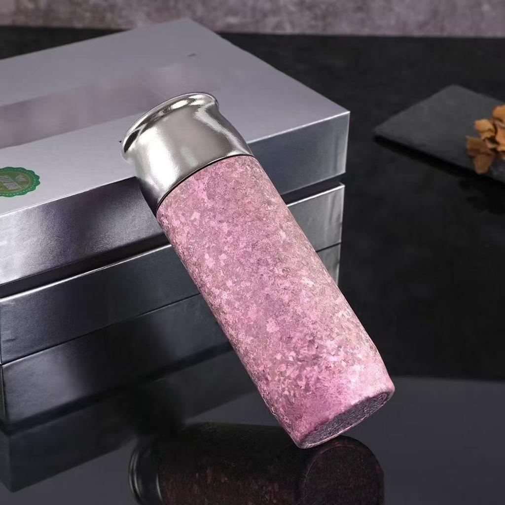 Capacity 390ml Titanium Thermos Hot Drink Insulated Mug  Tea Water Separation Insulated Cup Car Travel Gift Mugs Vacuum Flasks