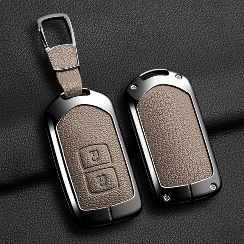 Car Key Case Cover Shell For Toyota Land Cruiser Prado 150 Sienta Porte Raum Alphard Isis Noah Zinc Alloy Leather Protec Keychai