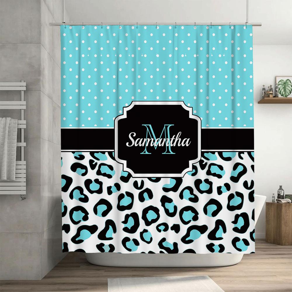Vibrant Fish Shower Curtain Creative Blue Red Pink Floral Design for Bathroom Decor Home Decoration Waterproof Fabric Bath Mat S