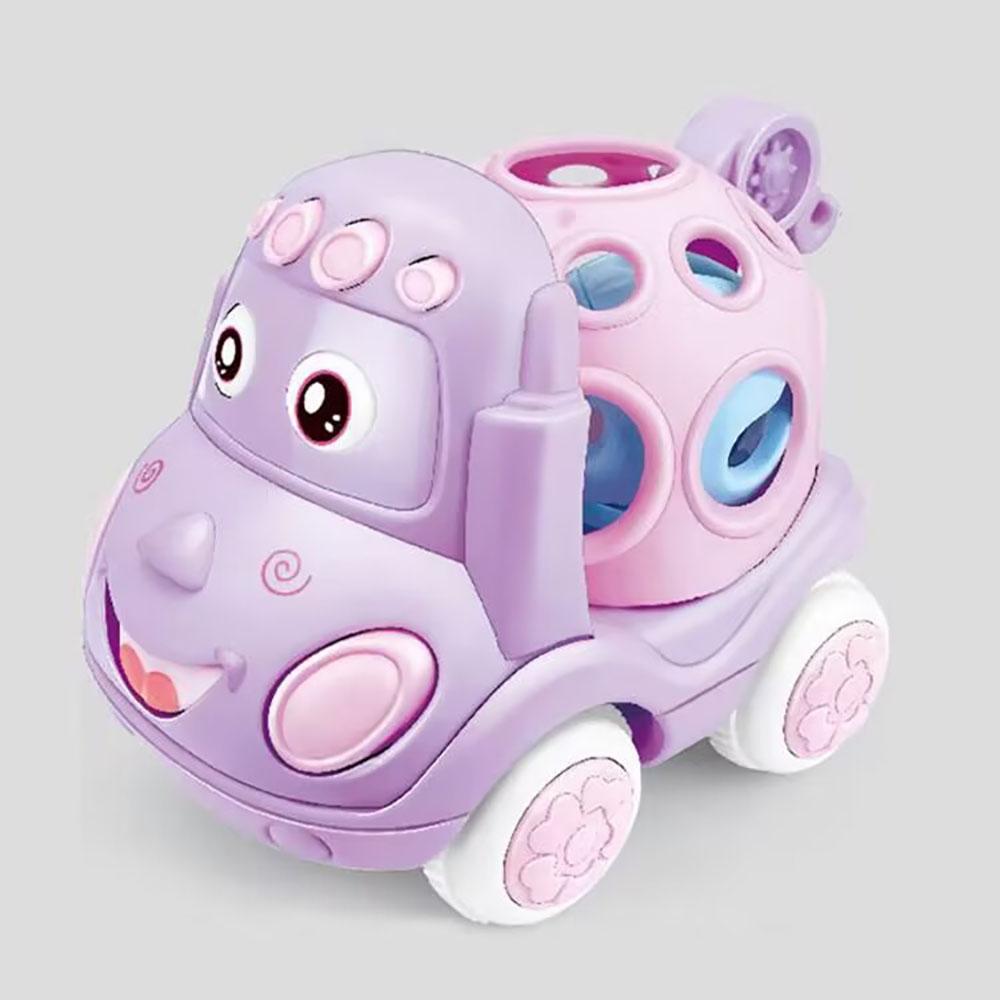 Q Cute Puzzle Enlightenment Toy Engineering Ambulance Police Car Fire Truck Falling Cartoon Cute Inertial Press