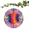 10 Inch Metal Wind Spinner Hanging Wind Chime for Garden Balcony Decor 360 Rotating Hook Outdoor Seasonal Decoration Vibrant Design
