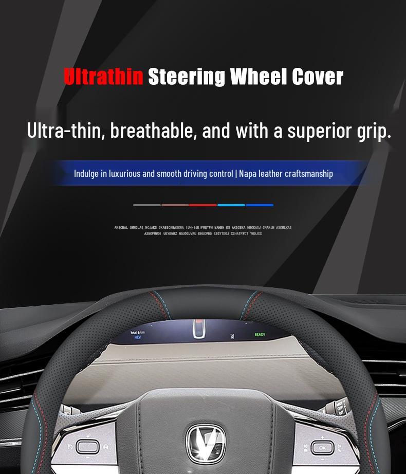 Anti-slip Steering Wheel Cover for Changan Qiyuan A05, A06, A07, Q05