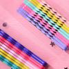10Pcs Girl Rainbow Magnoloran Wavy Bobby Pins Hair Clip Hairpin Hairdressing