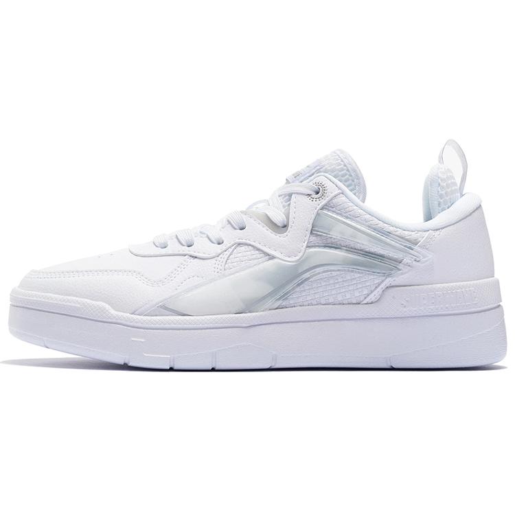 New LiNing Wave Lite Low Top Skateboard Shoes Men's White AGCS097-1