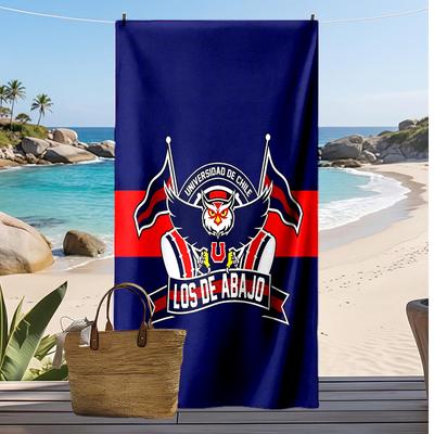 Universidad De Chile Printed Quick Dry Beach Towel Super Absorbent Soft Lightweight Bath Towel for Pool Summer Travel