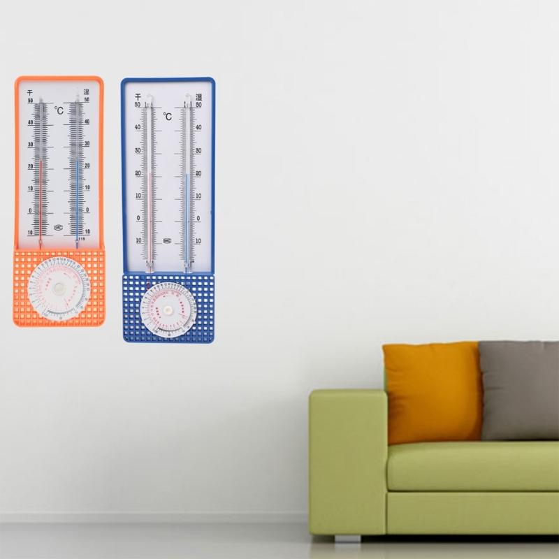 Thermometer Hygrometer Humidity Meter Thermometers Temperature Humidity Gauge Meter Wall-hanging for Home Office Canteen