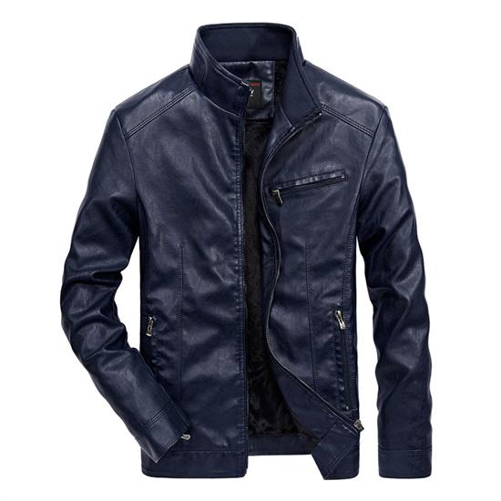 2026 Good Quality Brand Motorcycle Leather Jackets Men Warm Patchwork Military Jacket Baseball Collar Pilot Leather Jacket Coats