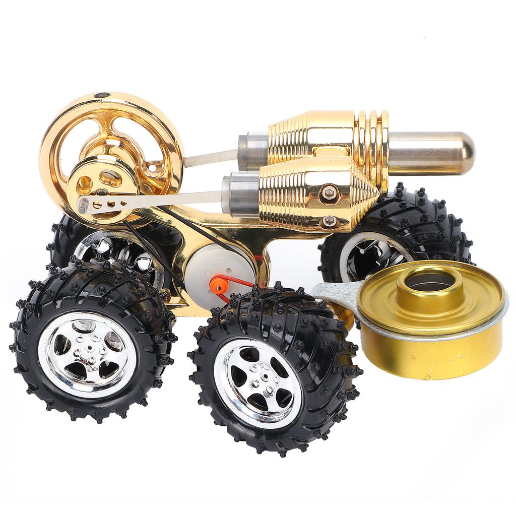 Stirling Car Engine Model Miniature External Combustion Power Exquisite Physics Science Kit for Expe