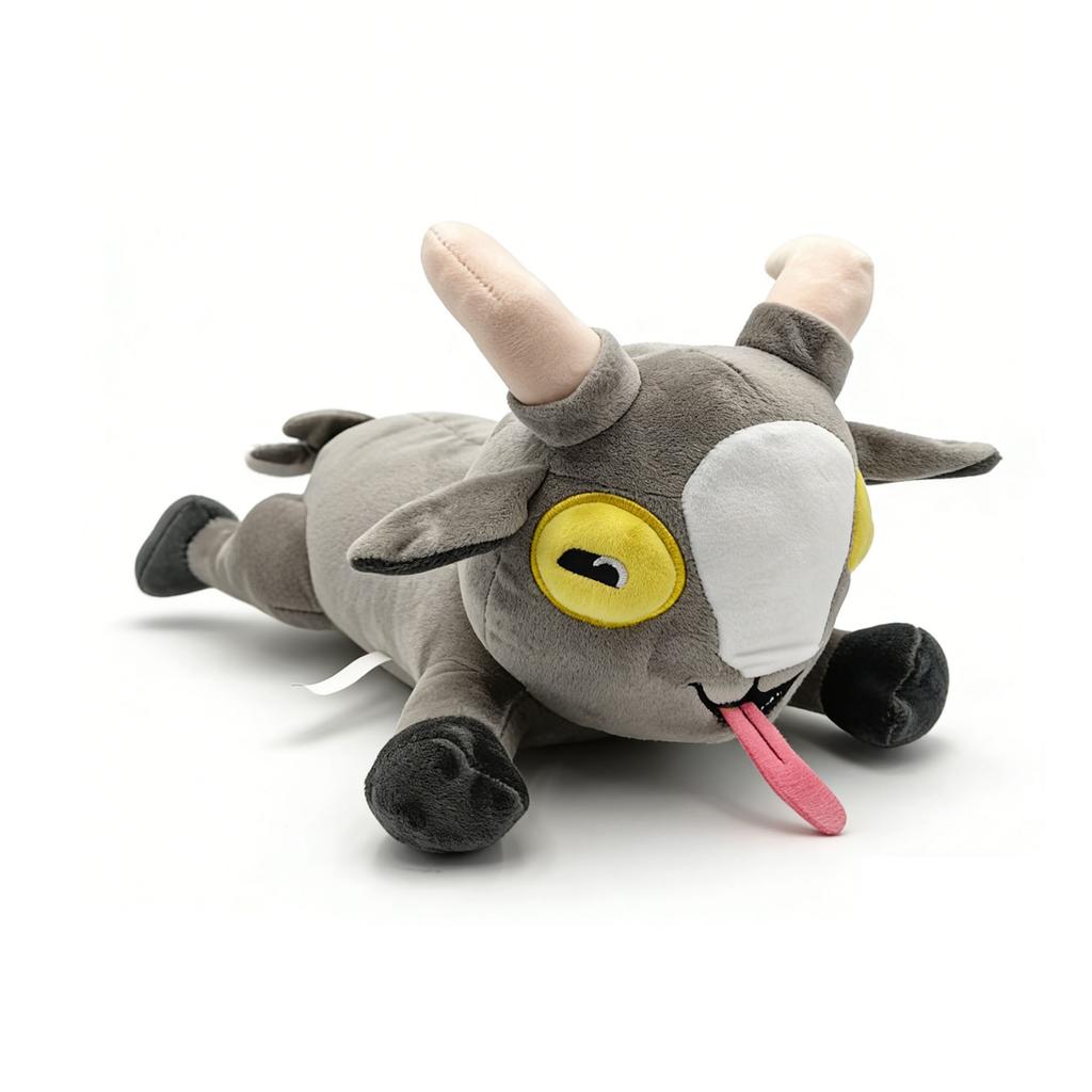Goat Simulator Doll, 9-inch Game Merchandise Pillow, Soft Rubber Goat Plush, Gift and Collectible