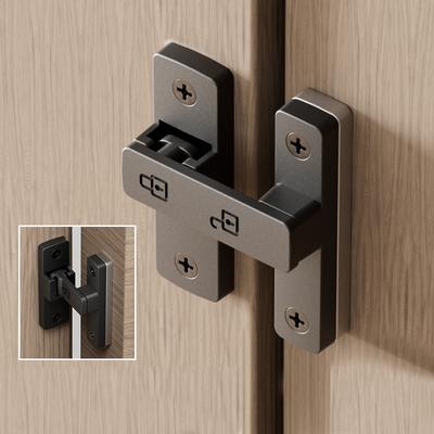 Latch Deadbolt Indoor Non-Punch Door Lock Bathroom Sliding Door Buckle Sliding Door Snap Old-fashioned Surface-mounted Room Door