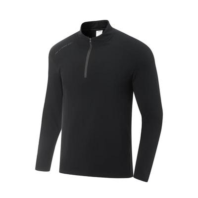 Men's Fleece-Lined Long Sleeve Sports T-Shirt ATLV365