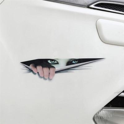 3D Peel Auto Rearview Decal Car Body Decorative Waterproof Stickers PVC