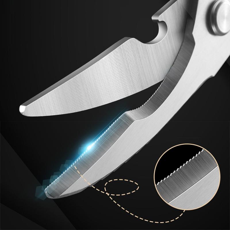 Nożyczki do kości kurczaka ze stali nierdzewnej, wielofunkcyjne, do użytku domowego, do krojenia mięsa i warzyw, narzędzia kuchenne