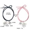 Spider Web Heart Elastic Bracelet & Hair Tie for Couples