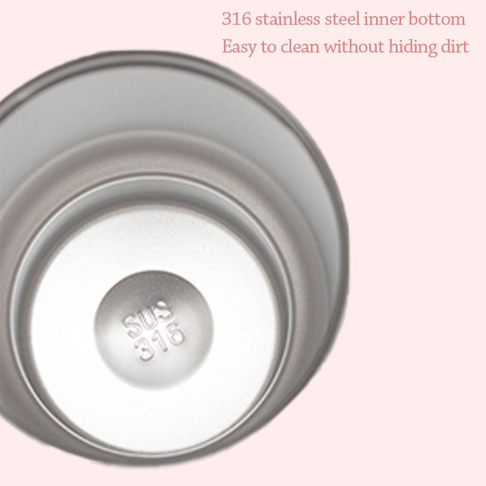 Leak-proof Coffee Cup Stainless Steel Thermal Coffee Mug Fashion Insulated Water Bottle  Travel