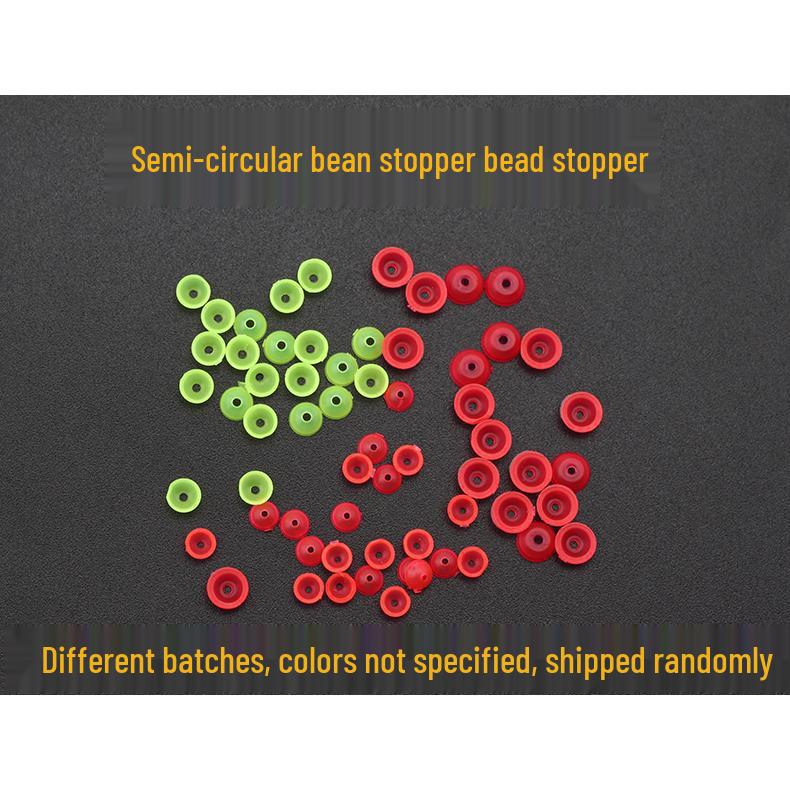 Sliding Rod Holder - Rock Fishing Accessories with Semi-Circular Stopper and Anti-Collision Beads