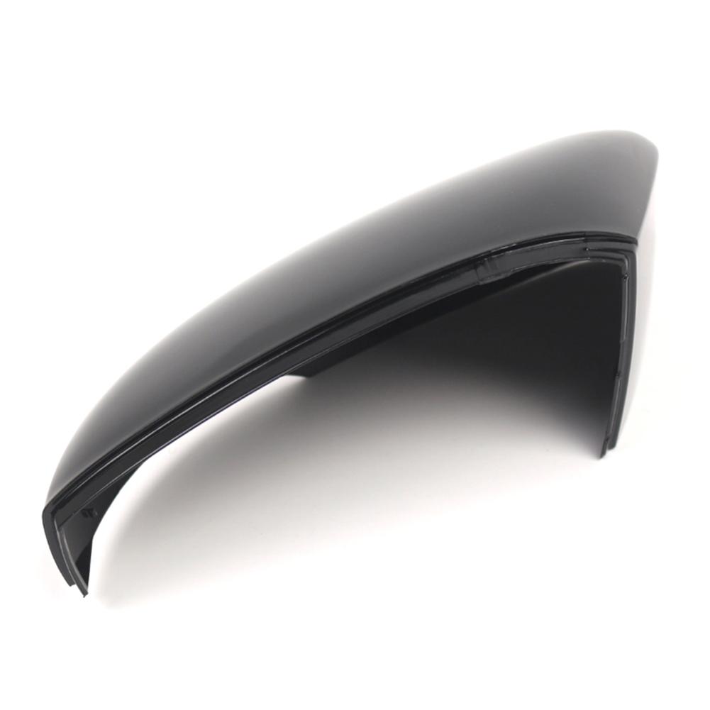 Passend für Polo MK5 Glänzend Schwarzes Spiegelgehäuse Linke Seite Spiegelabdeckung